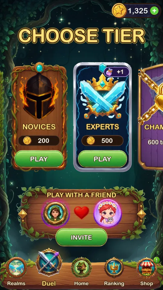 Duel tiers
